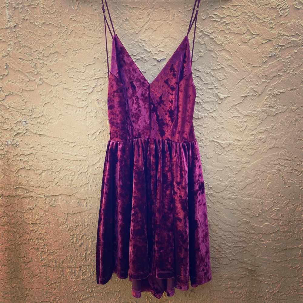 Silence & Noise Velvet Romper